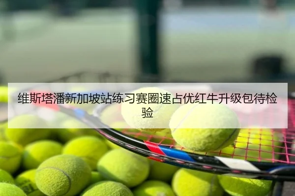 维斯塔潘新加坡站练习赛圈速占优红牛升级包待检验