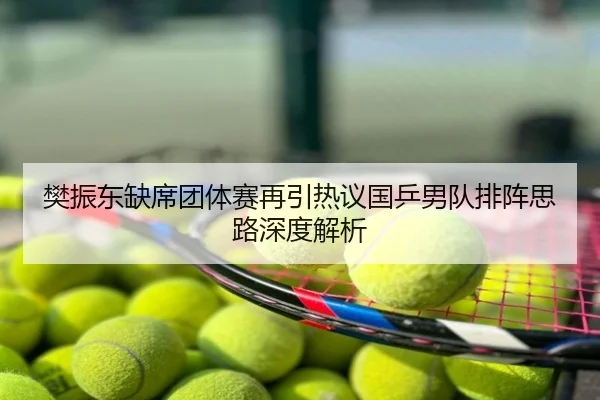 樊振东缺席团体赛再引热议国乒男队排阵思路深度解析